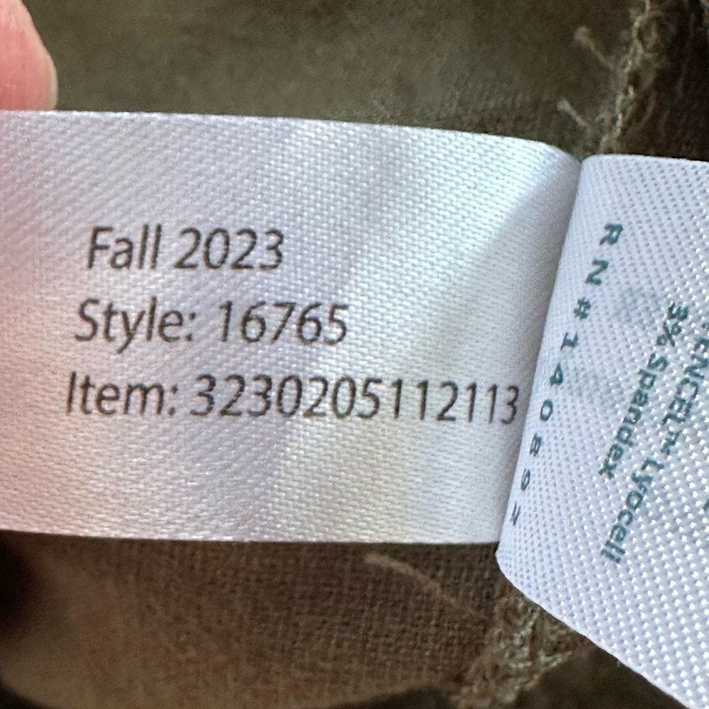 Marine Layer Women's Tencel Allison Pant in Dusty Olive Size Medium - Picture 10 of 11